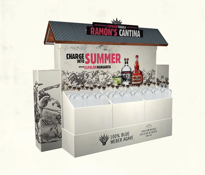 Campari cantina summer display